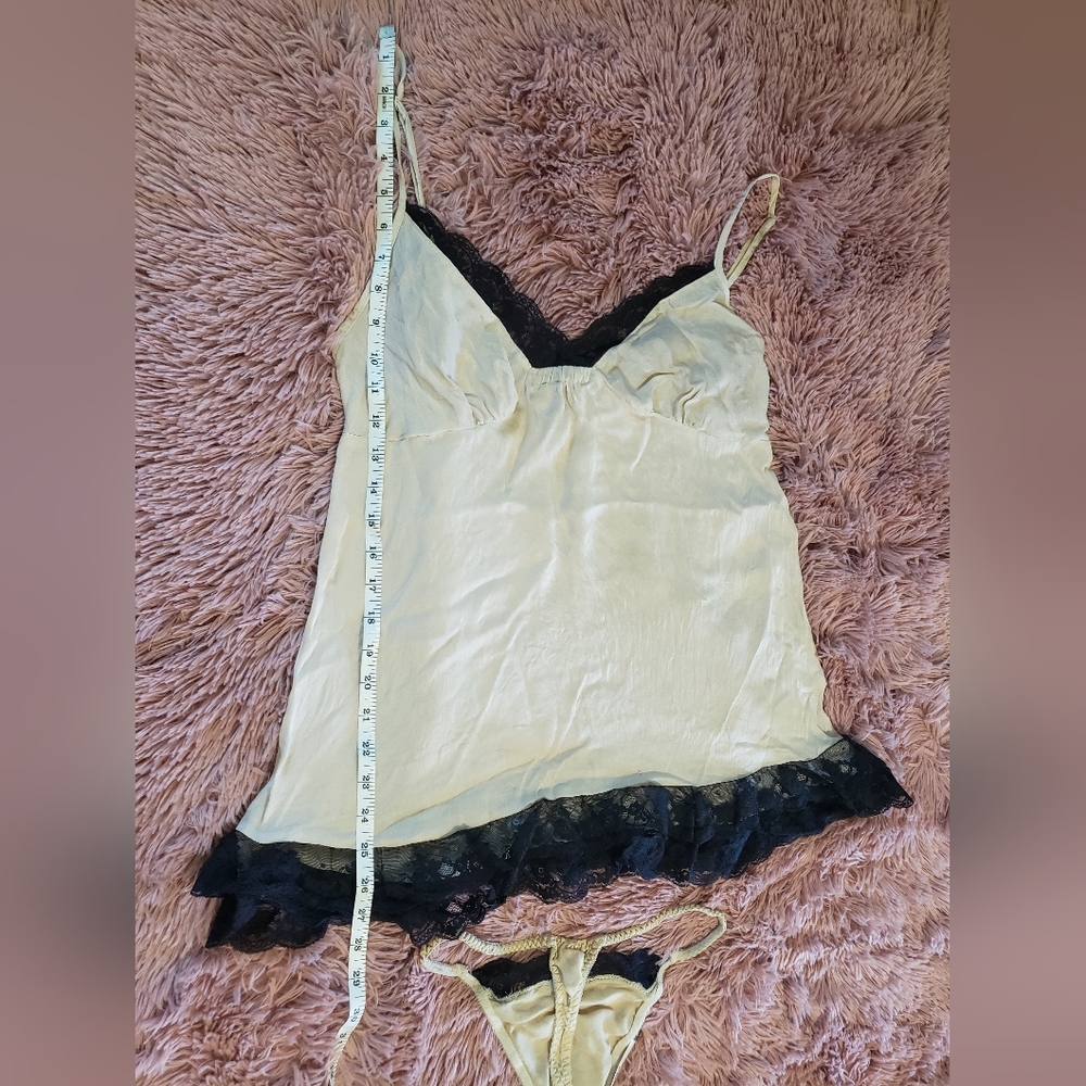 Vintage Victoria's Secret Silk Babydoll - Picture 11 of 14